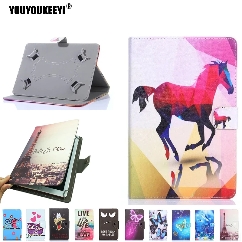 Universal Cartoon Painted Stand Cover for 7inch 8inch tablet Teclast P80X X80HD X80H X80power X80plus case+gifts