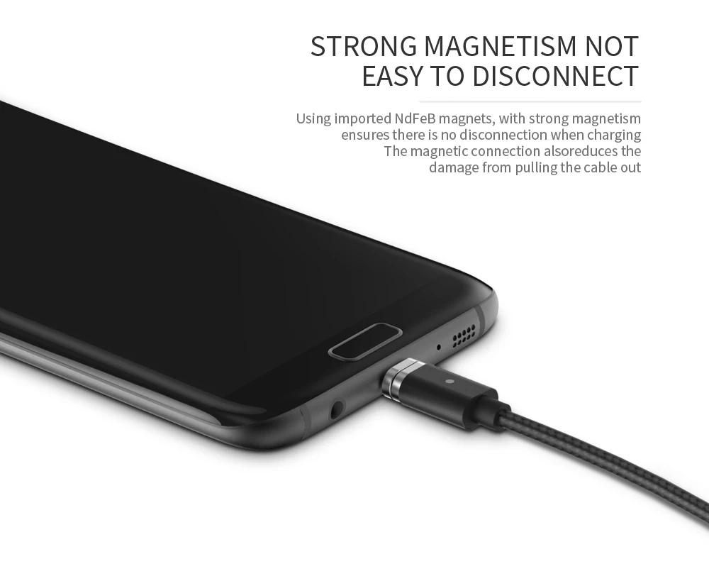 WSKEN Mini 2 Micro USB кабель Быстрая зарядка Магнитная Зарядка для samsung galaxy j5 S6 S7 Edge xiaomi redmi note 5 5plus 4x 5a