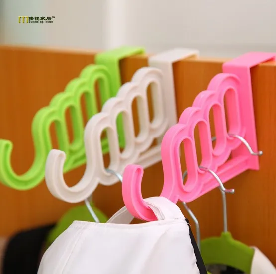 1 шт. креативная дверь карамельного цвета многофункциональная 5 крючков для