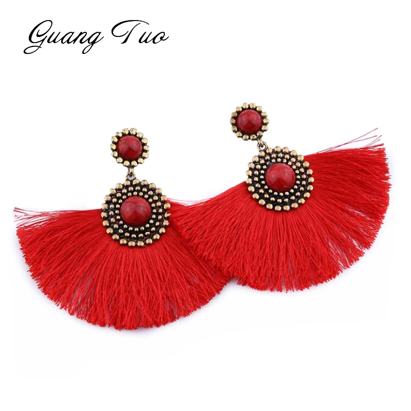 Fashion Classic Ethnic Tassel Earrings for Women Girls Party Vintage Charm Bohemian Drop Jewelry Gift Accessories | Украшения и