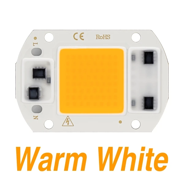 Warm White Полный спектр светодиодный COB Чип Фито лампа 20 Вт 30 Вт 50 Вт AC 220 В фитолампа для комнатных растений рост рассады и цветок Fitolamp - Испускаемый цвет: Warm White