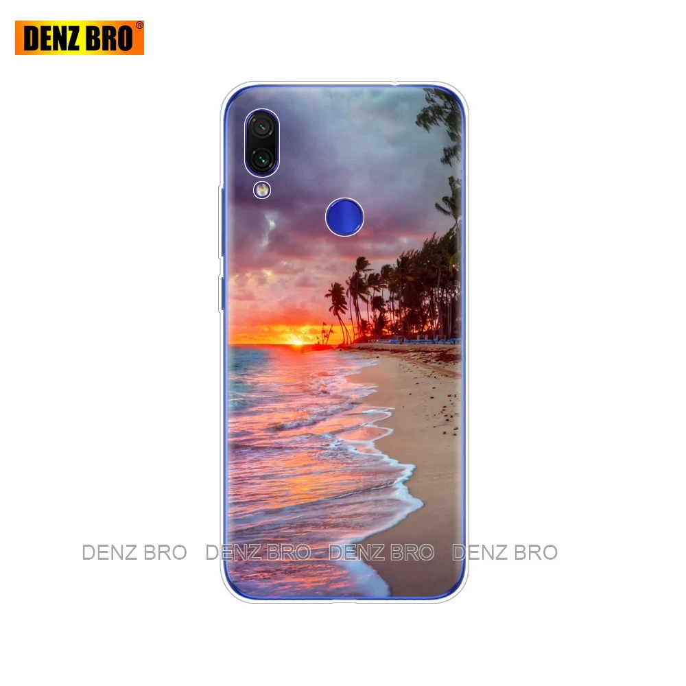 34645 Чехол-бампер для Xiaomi Redmi Note 7 pro, силиконовый мягкий ТПУ с рисунком, чехол для Xiaomi Redmi Note 7, 6,3 дюймов, Fundas Redmi Note7 - Цвет: 34645