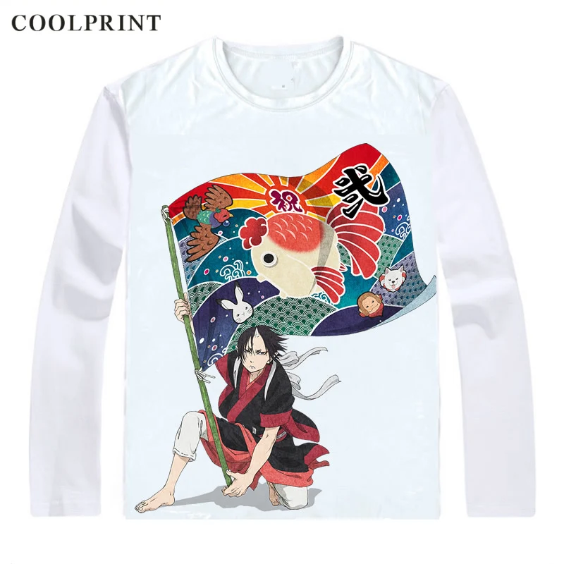 COOLPRINT Hozuki's Coolheadedness рубашки с длинным рукавом японское аниме Hoozuki no Reitetsu Hakutaku King
