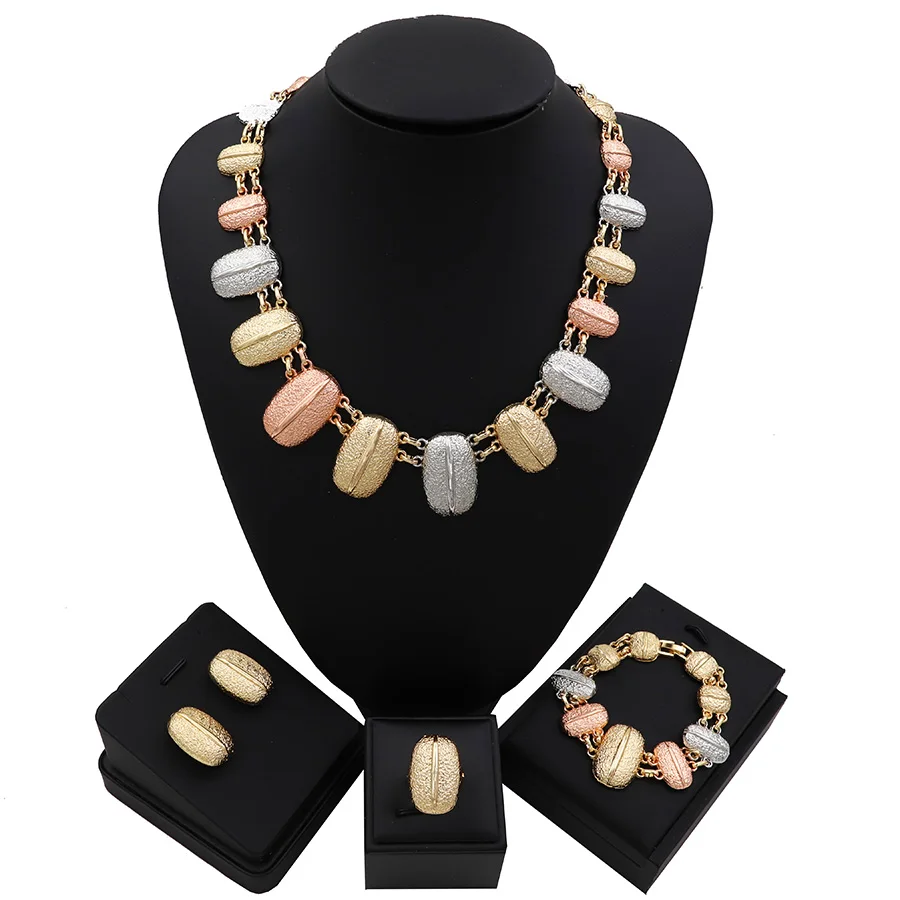 TSROUND свадьба в Африканском нигерийском стиле простой набор турецких ювелирных