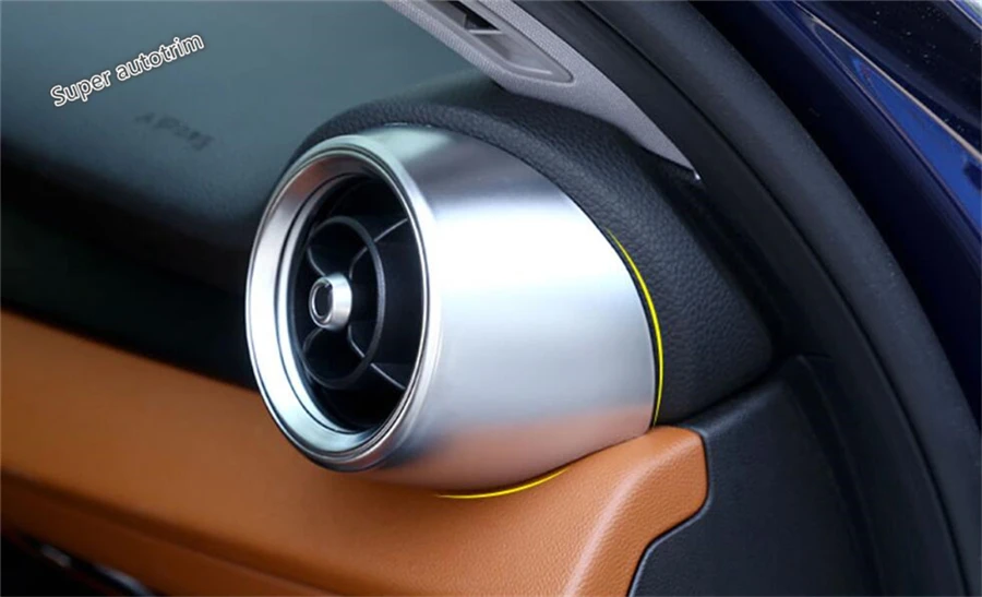 

Lapetus Inside Air Conditioning AC Vent Outlet Decor Cover Trim Fit For Alfa Romeo Giulia 2016 2017 2018 2019 2020 ABS Matte