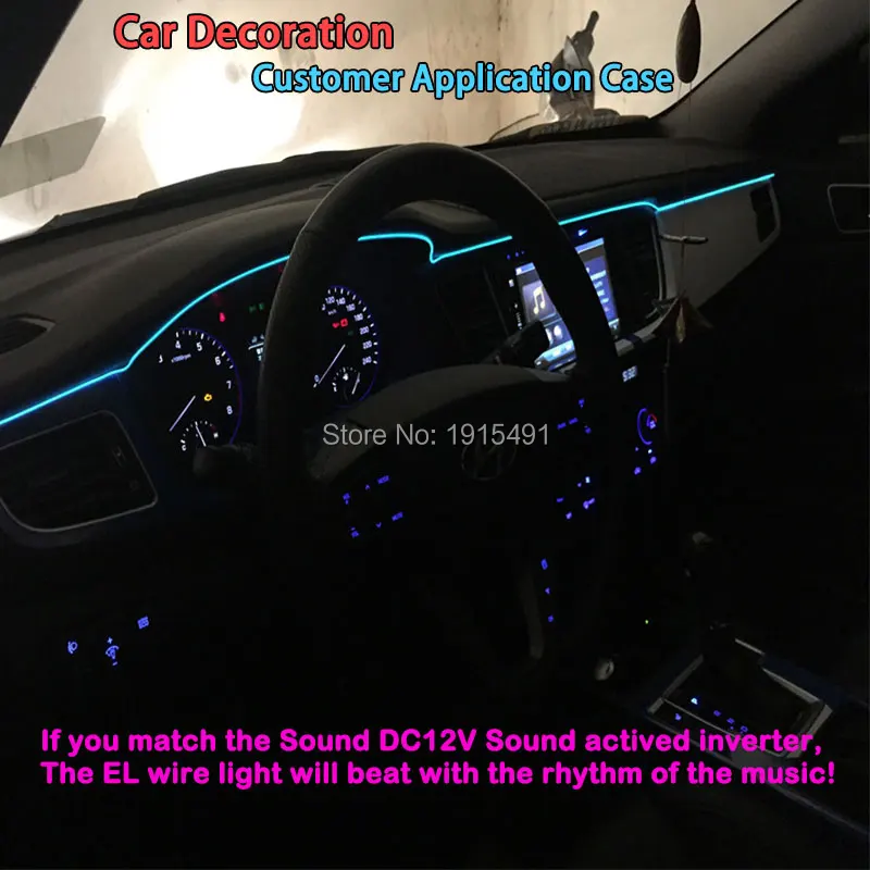 Проволочная светящаяся трубка 2 3 мм портативная неоновая Светодиодная лента для