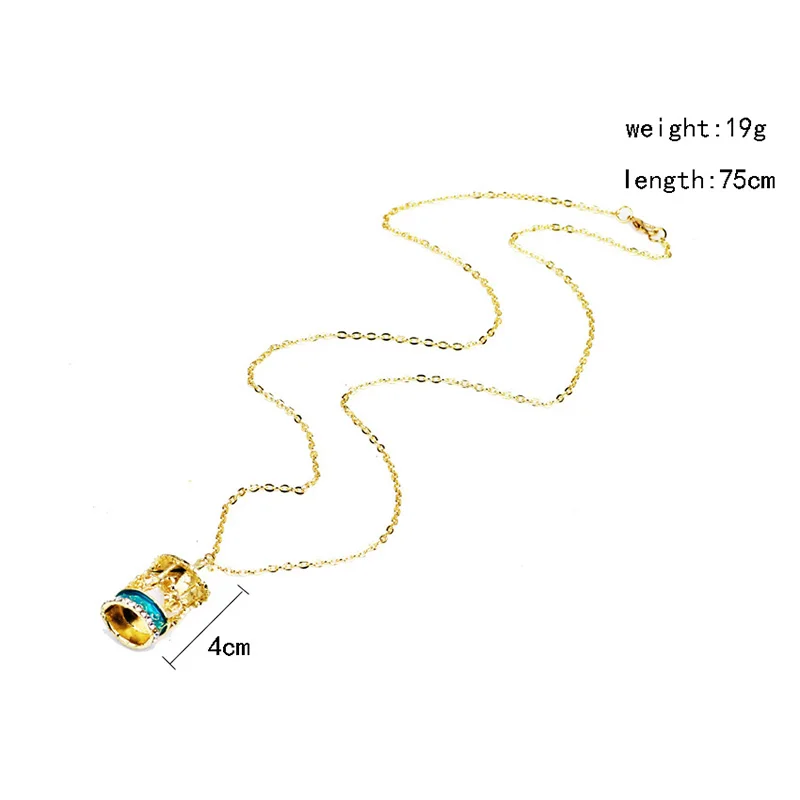 2018 New Multicolor Crystal Carousel Pendant Necklace for Women Trendy Charm Choker Statement Party Jewelry Accessories | Украшения и