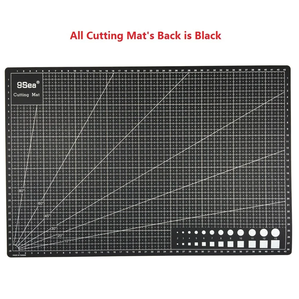 Двусторонний цветной коврик для резки A4 тканевый Высококачественная Белая