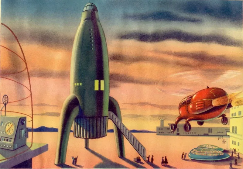 Star Tours Travel Rocket Station Kids Vintage Art Decorative Kraft Poster Canvas Painting Wall Sticker Home Decor Gift | Дом и сад