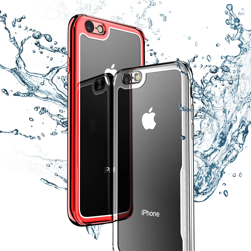 2018 NEO Glossy Glass Case For iphone 6s Plus Cover Glitter Mirror Bling Frame On 6 7 8 X Phone Cases Fundas |