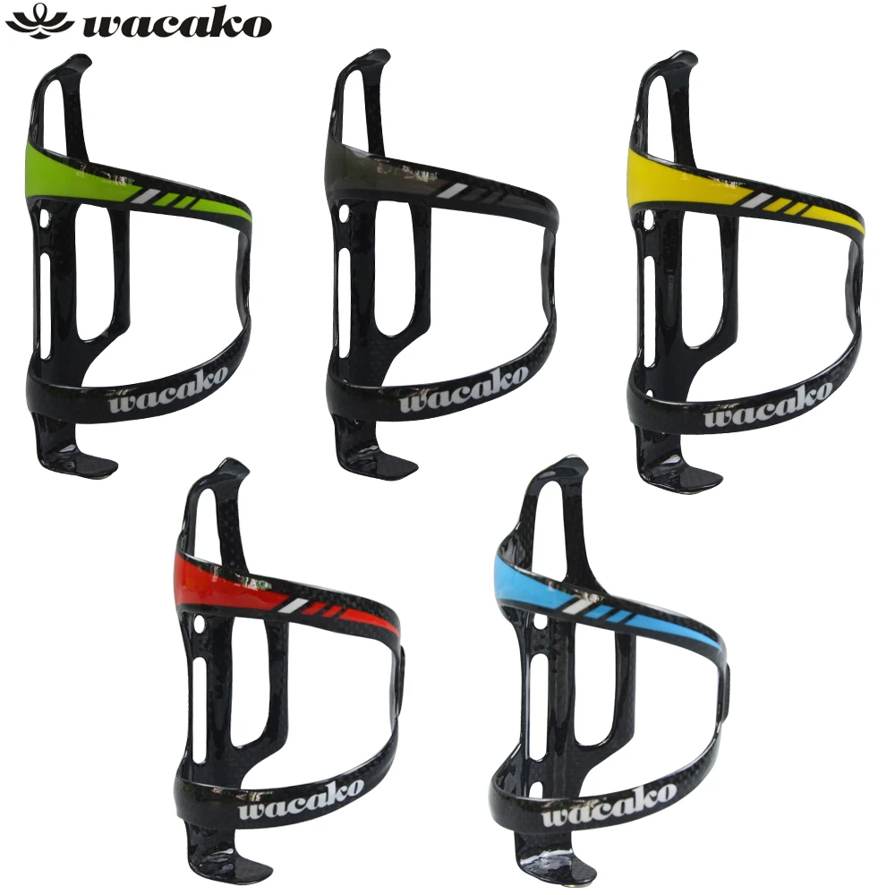 

wacako bottle cage road bike mountain bike cycling Water bottle holder cycling carbon fibre bicycle bottle cage 18g