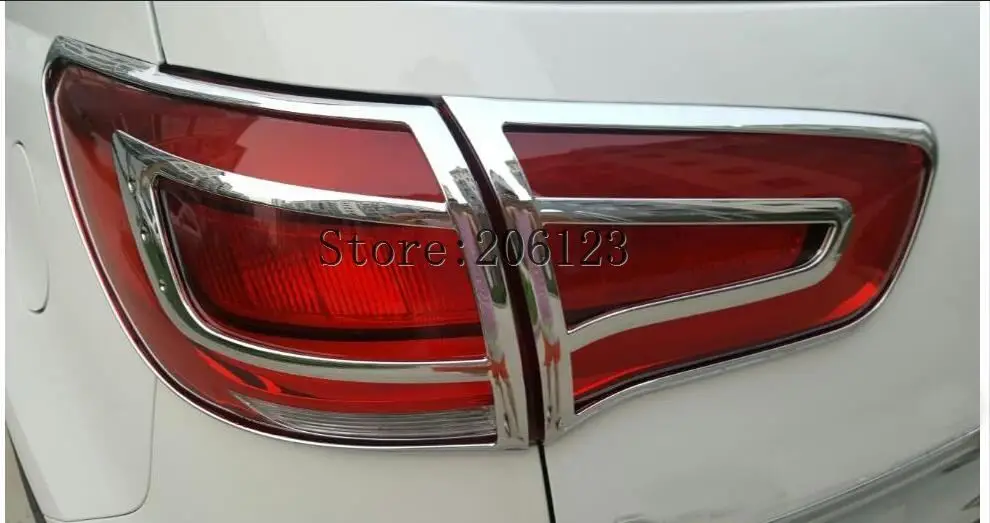 Для Kia Sportage 2011 2012 2013 ABS Хром Передний Задний задний светильник рамка Крышка отделка Аксессуары