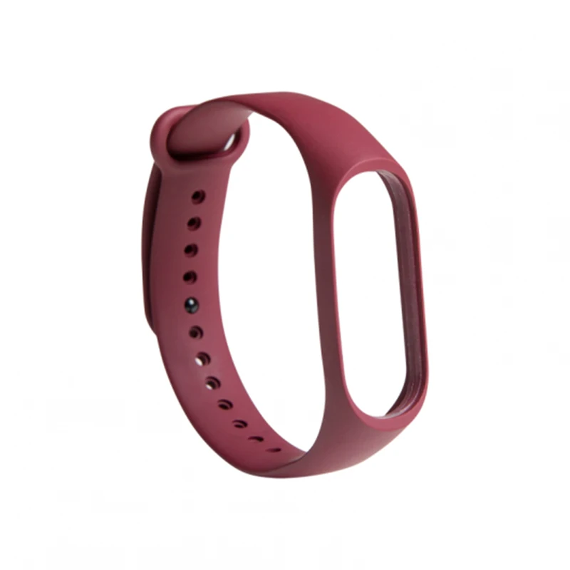 Оригинальный Цветной силиконовый сменный ремешок Xiaomi для браслета Miband 4 3 Mi band