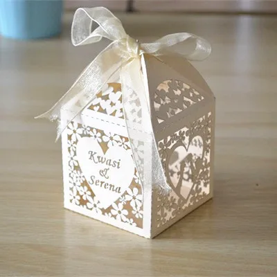 

Wedding giveaway gifts for guests, personalized wedding favors and gifts box, laser cut wedding sweet box
