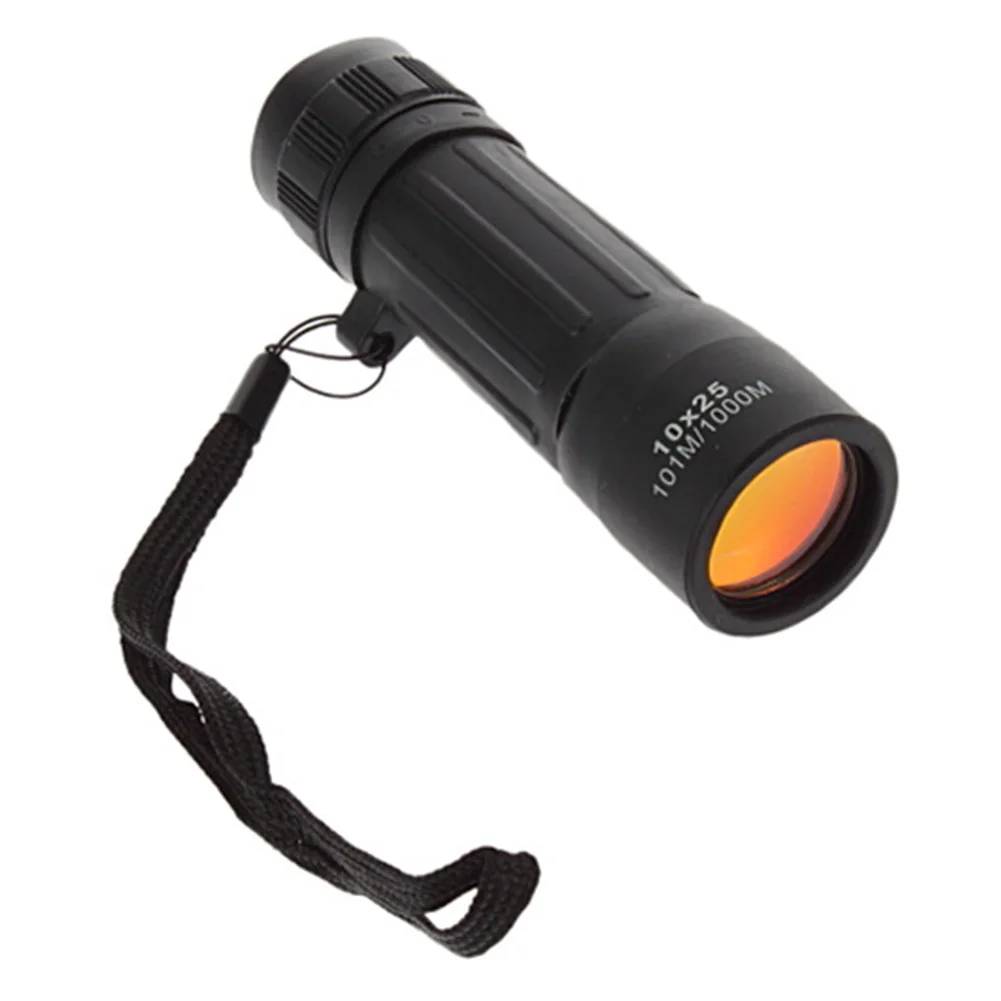 Protable 10x25 Mini Monocular Telescope Handy Eyepiece Lens Hiking Hunting Camping Sports With Arming Strap | Спорт и развлечения