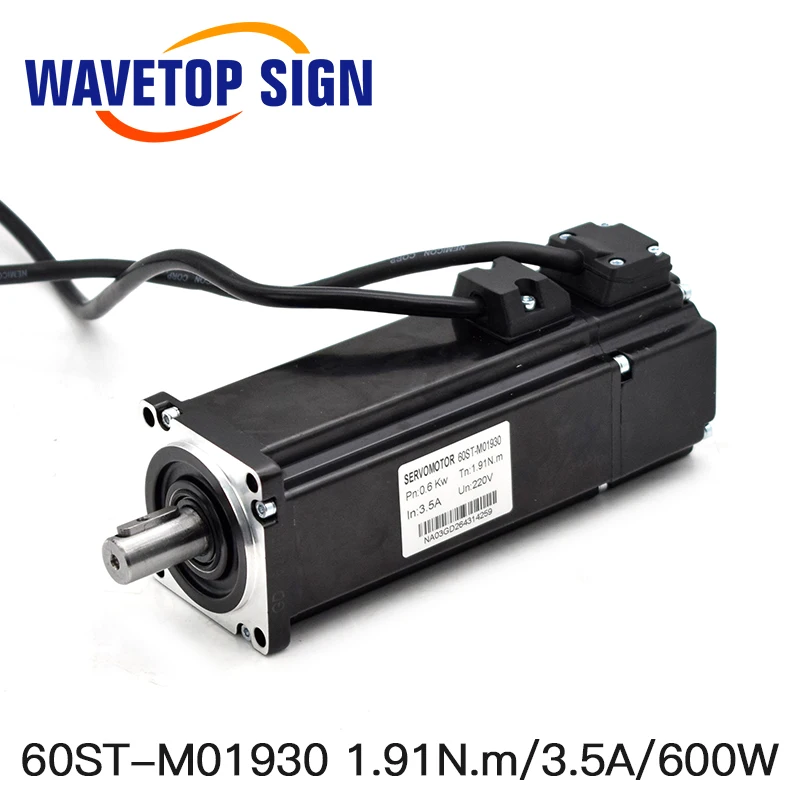 Сервомотор переменного напряжения 60ST M01930 220V 600W 3000 об/мин 1.91N.m однофазного тока