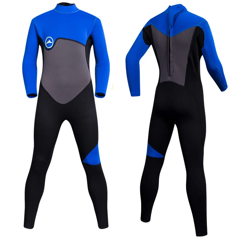 1059B-back zip Детский Гидрокостюм 2 мм премиум-класса, неопреновый купальный костюм для серфинга и подводного плавания, костюм для дайвинга с молнией на спине для маленьких девочек и мальчиков - Цвет: 1059B-back zip