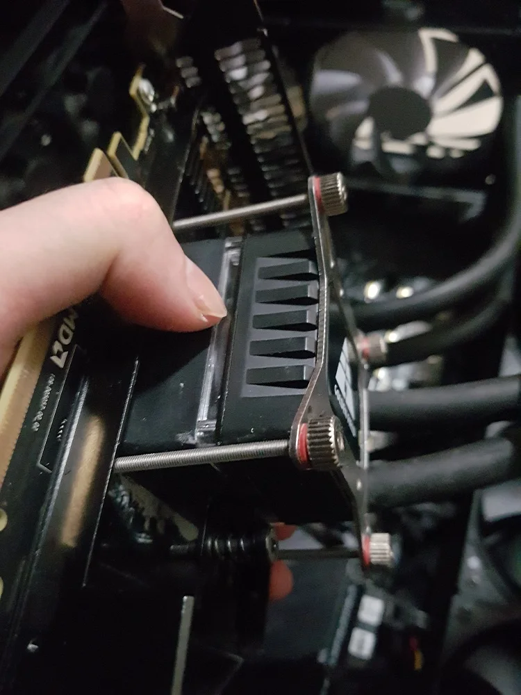 RX Vega 64/56 Модифицированная медь с водяным охлаждением+ пряжка