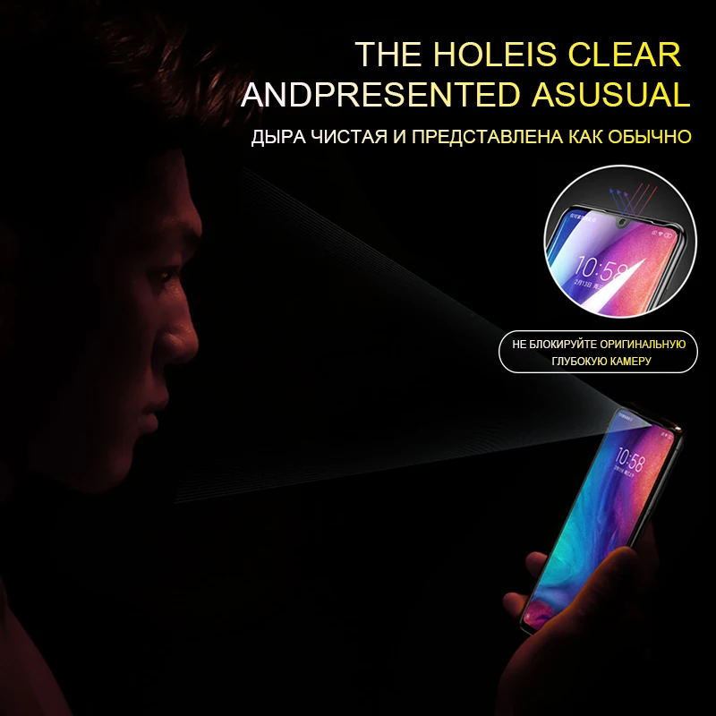 Закаленное защитное стекло для экрана 20D Xaiomi Redmi Note 7 5 6 Pro полностью изогнутое
