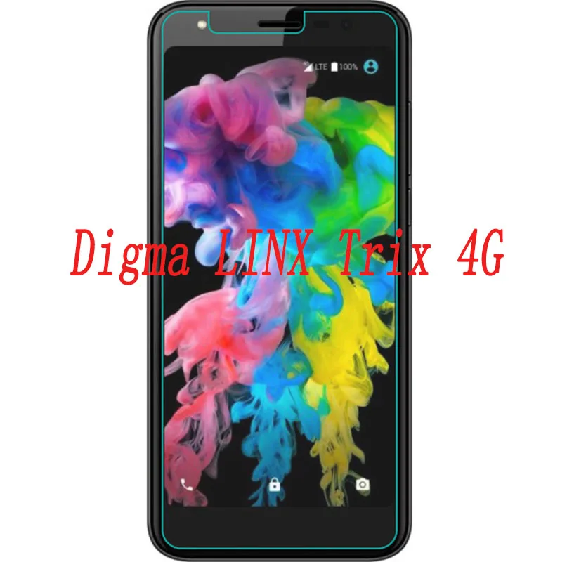 Защитное закаленное стекло для смартфона Digma LINX Trix 4g 9H|Защитные стёкла и плёнки