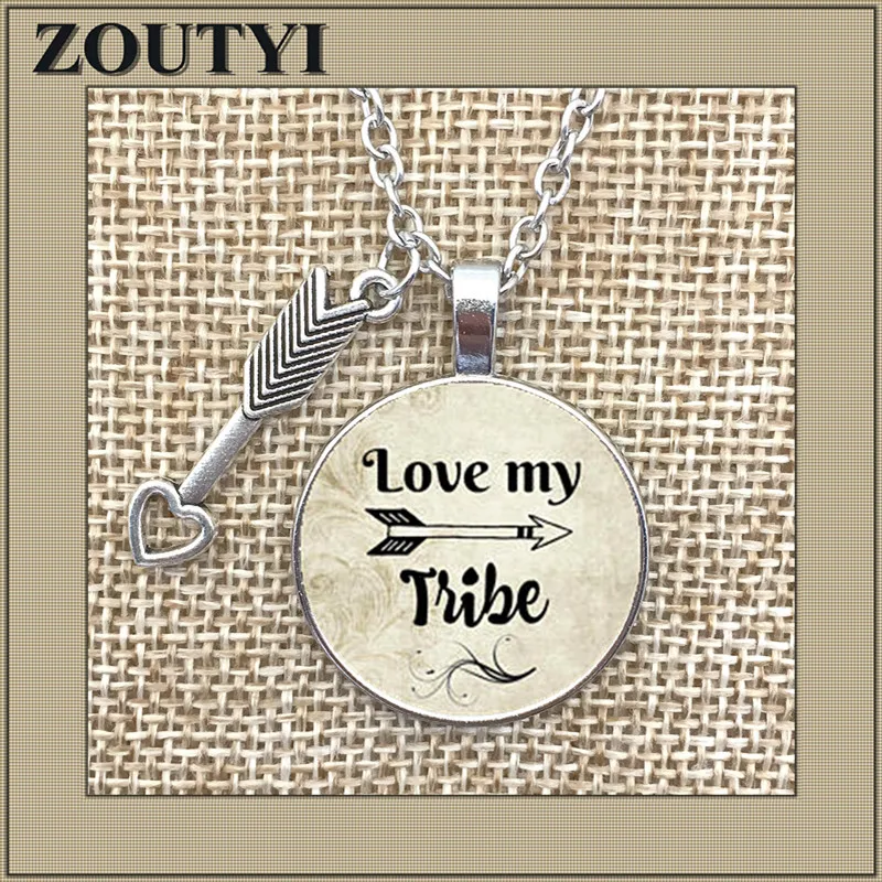 Ожерелье с надписью LOVE MY TRIBE|Цепочки| |