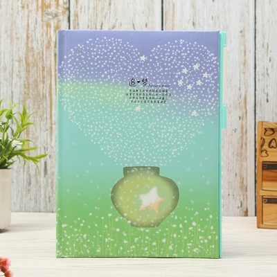 Марияна дневник с кодовым замком блокнот блокировка паролем блокнот милые корейские канцелярские товары детская программа секретный дневник - Цвет: dream green purple