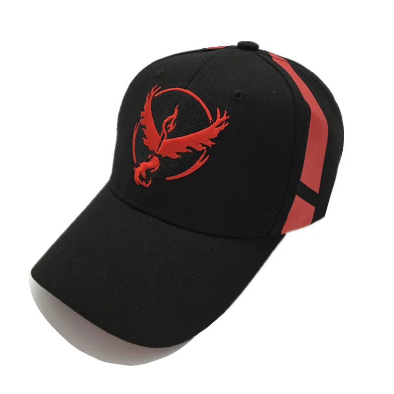 REEMONDE Pokemon Go бейсболка Valor Team Instinct cap s для женщин мужская шапка бейсболка Регулируемый головной убор Кепка для уличных танцев