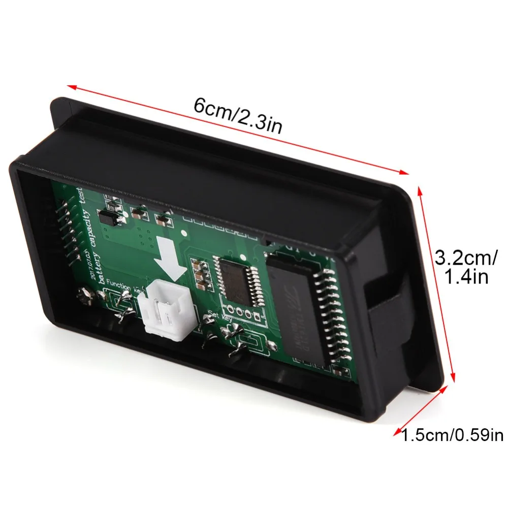 

LCD Display Backlit Universal Battery Capacity Voltage Meter Tester Voltmeter Monitor