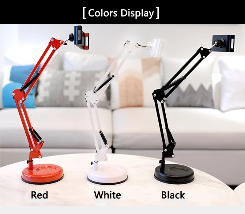 Металлическая основа для фотографии Гибкий Длинный держатель ленивых зажим