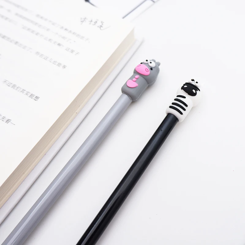 

2pcs/lot kawaii Creative Cow gel pen cute stationery canetas material escolar office school Neutral pen stationery supplies