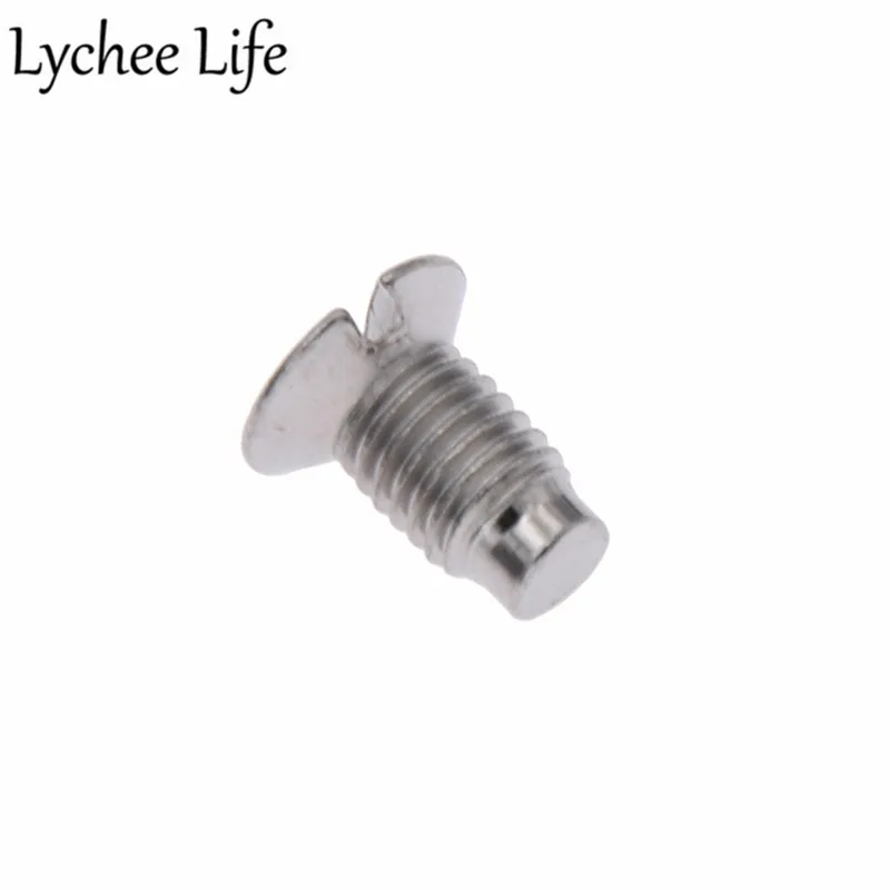 Lychee Life 10 шт. промышленные винты игольчатая пластина из нержавеющей стали швейная машина детали DIY ручной работы завод Швейные аксессуары