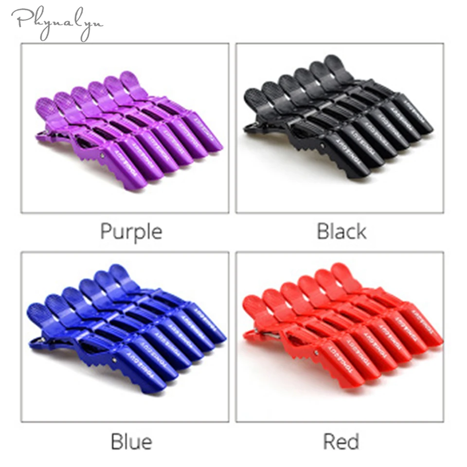 Зажимы для волос салона зажимы укладки женщин пластиковые инструменты ухода за