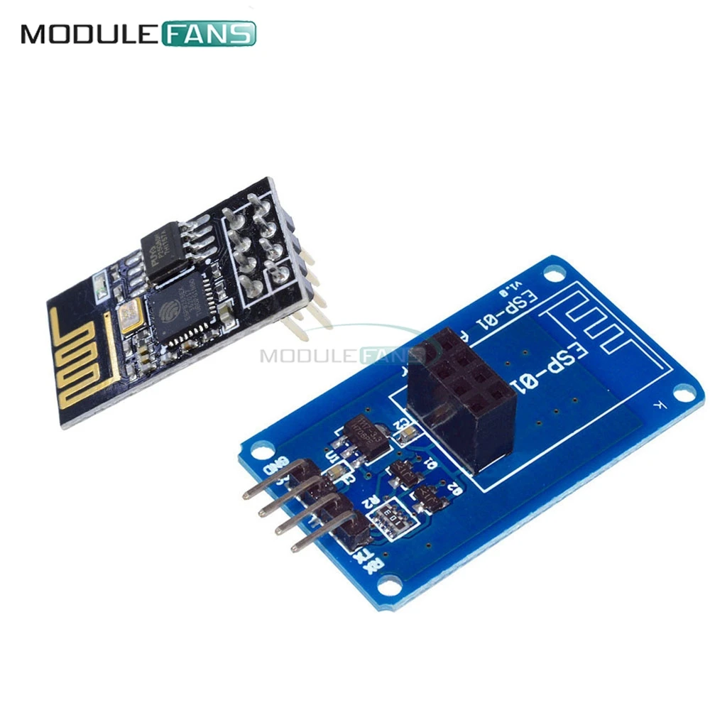 ESP-01S ESP8266 ESP-01 ESP01 Серийный беспроводной wifi модуль для Arduino трансивер приемник плата адаптера Raspberry Pi UNO R3 One 3,3 V 5V - Цвет: ESP-01S