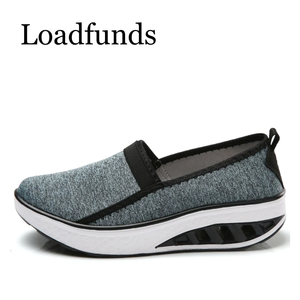 Loadfunds/Новинка женская обувь на платформе повседневная для танцев танкетке