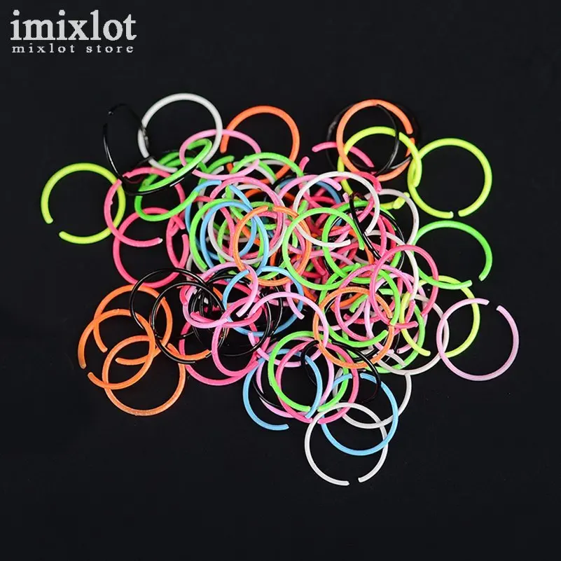 Imixlot 20 шт. пирсинг носа кольцо Поддельные перегородки Украшения для тела