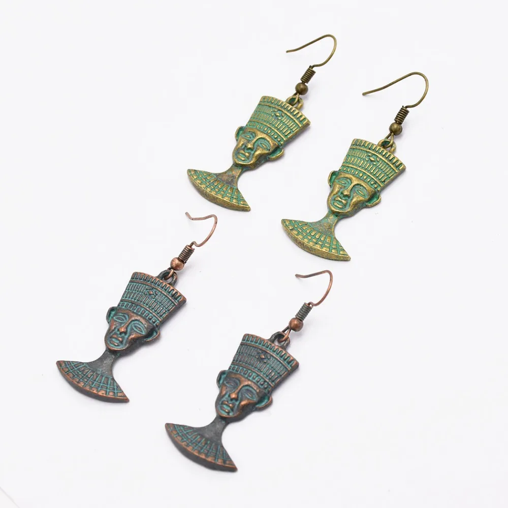 Египетские/индийские/Африканские Этнические Винтажные серьги с подвеской в виде