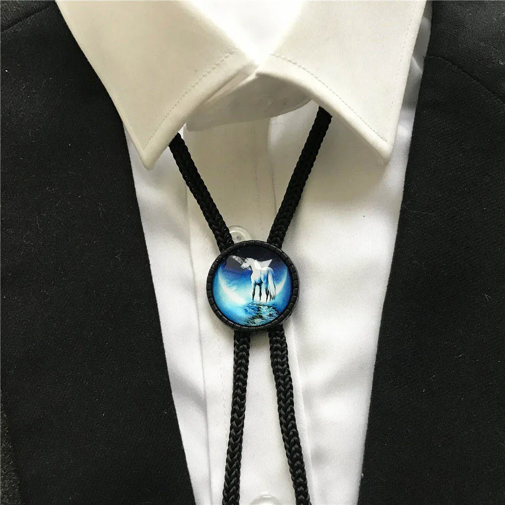 Радужный Единорог модный галстук-бабочка для мужчин и женщин ювелирные изделия