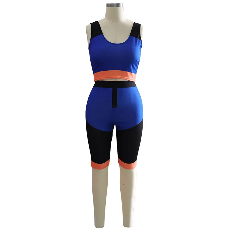 Женский комплект из двух предметов 2019 шахматный клетчатый гоночный костюм топ с