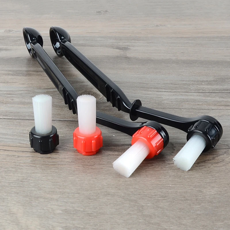 2 в 1 щетка для кофемашины нейлон эспрессо кофе шлифовальные кисти ложка машина