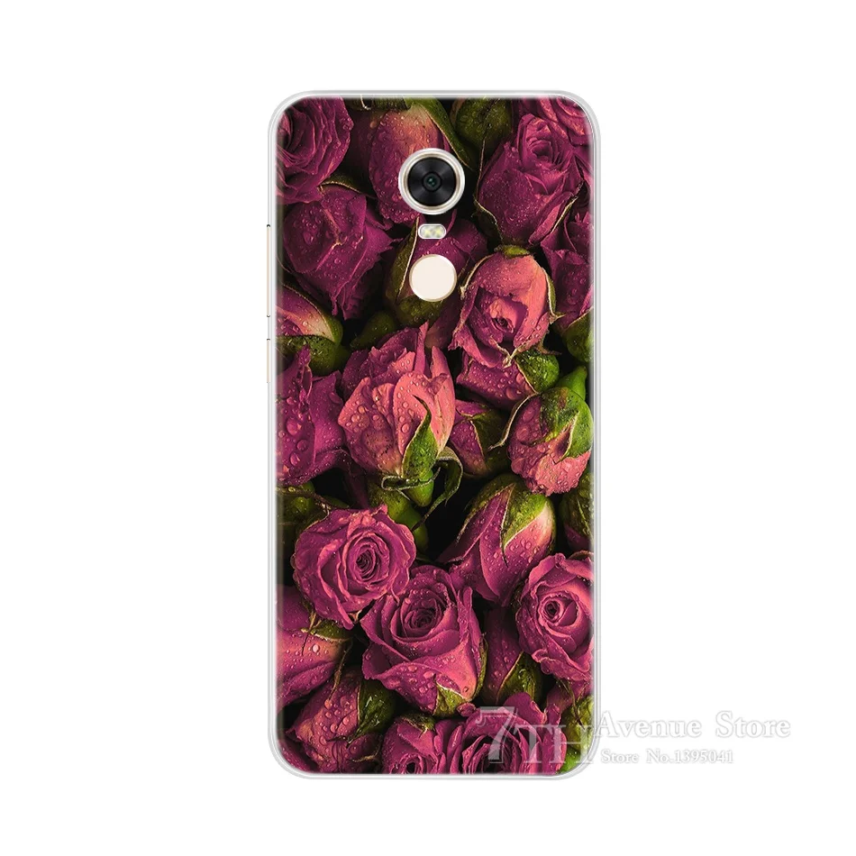 Модный мягкий силиконовый чехол из ТПУ с рисунком для телефона Xiaomi Redmi 5 Plus бампер