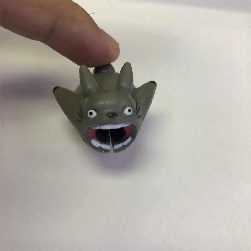 Totoro Кабель животных кабель протектор друзья укус мультфильм Ститч одна деталь обезьяна Д. Луффи Чоппер Dragon Ball Сон Гоку Frieza кабель игрушки - Цвет: Totoro