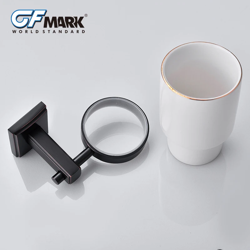 GFmark ORB поверхность держатель чашки для зубной щетки керамическая чашка медная