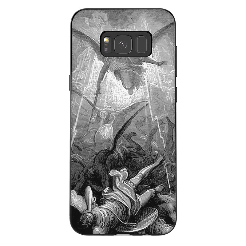 Чехол для телефона из мягкого ТПУ Samsung M10 M20 M30 M40 S6 S7 Edge S8 S9 S10 S10E Plus Note 8 9 10 чехол с