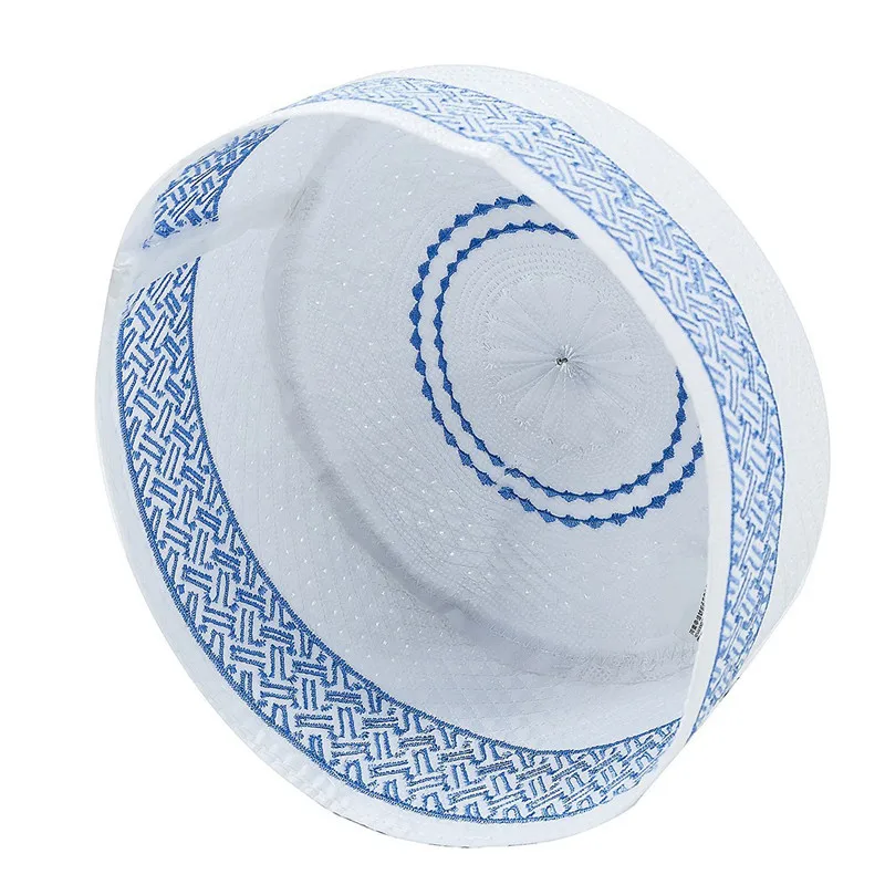 2019 новый хлопок вышивка Исламская молитвенная шапки арабских Костюмы Для мужчин