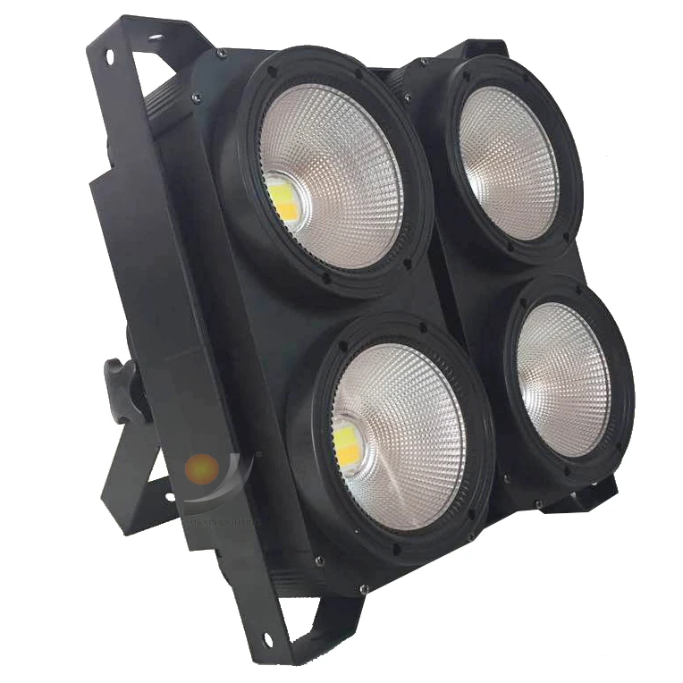 2 шт./лот LED COB 4x100W аудитория свет 4 глаза Led холодный белый с теплым белым 2в1 или