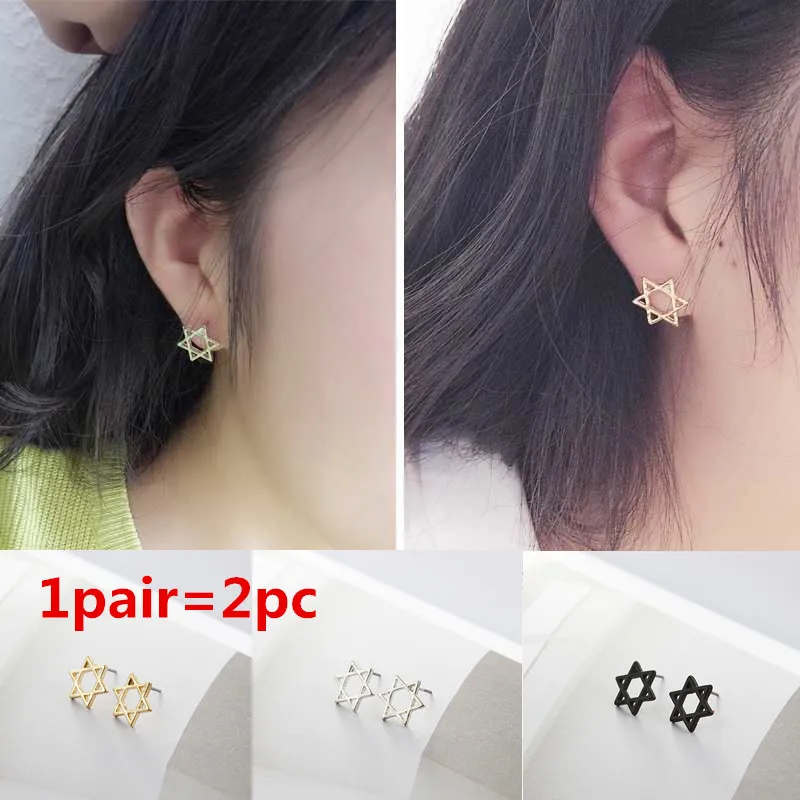 Популярные панковские серьги гвоздики сплав для женщин и мужчин ювелирные