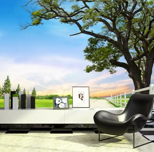 wall paper 3d decor large photo mural landscape for TV Backside Living Room custom any size waterproof | Обустройство дома