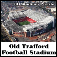 cleverhappy 3d puzzle football stadium old trafford the theatre of dreams mufc in souvenir toys halloween christmas