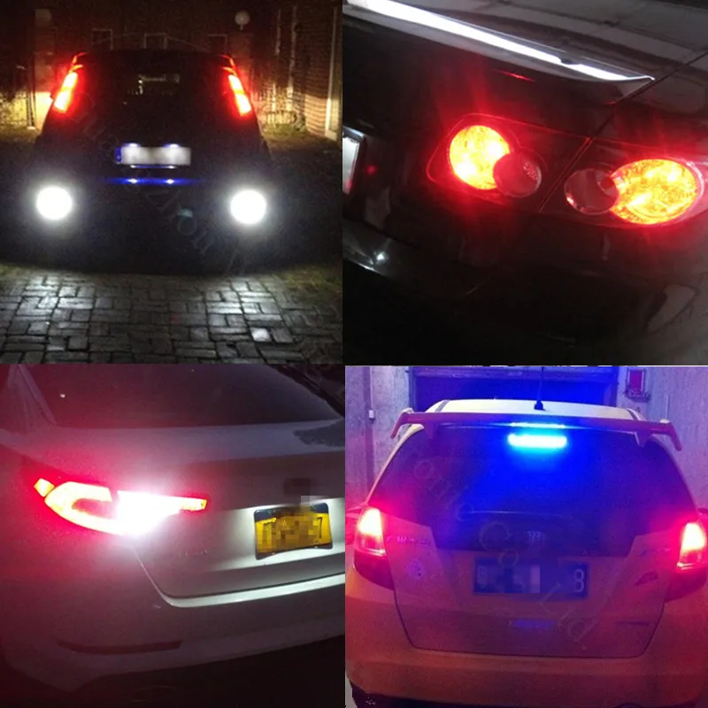 2 шт. автомобисветодиодный светодиодсветодиодный лампы WLJH 60 SMD P21W 2835 1156 10 Вт|blue light