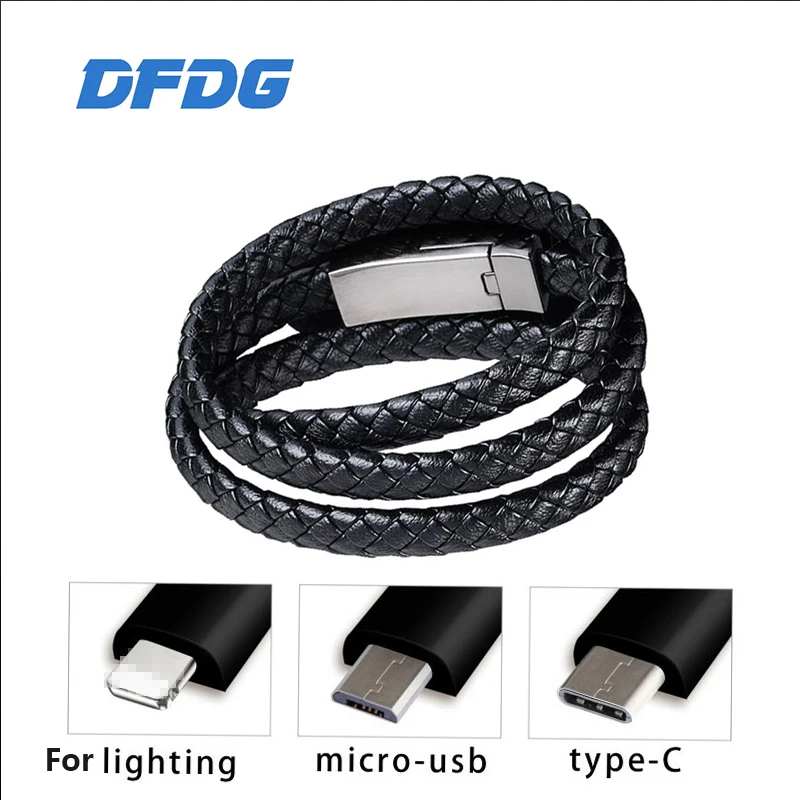 Браслет usb кабель зарядное устройство Быстрая зарядка для телефона портативный